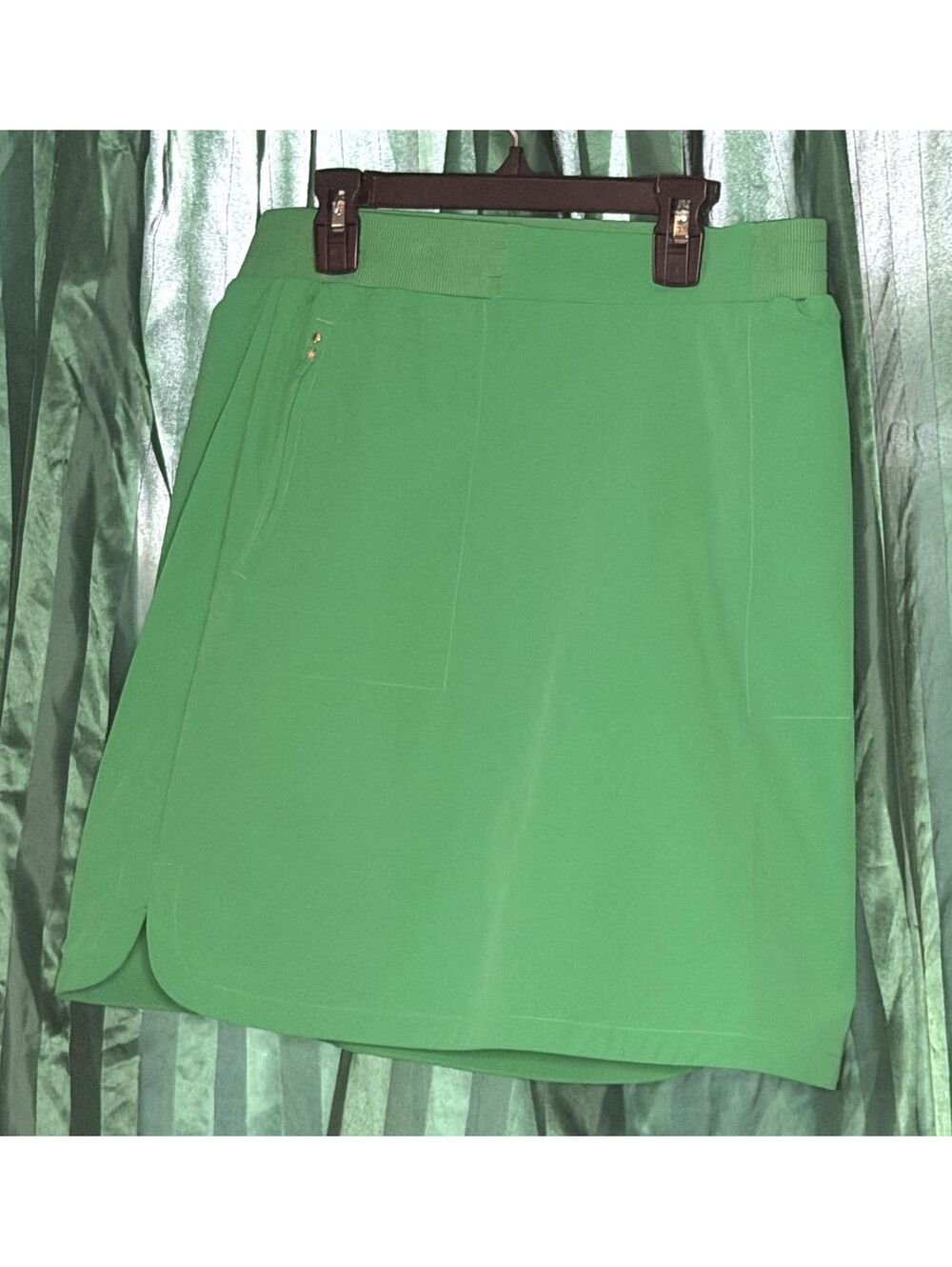 Clubhouse by Isaac Mizrahi Live Golf Skort Green Activewear Tennis Womens Size S